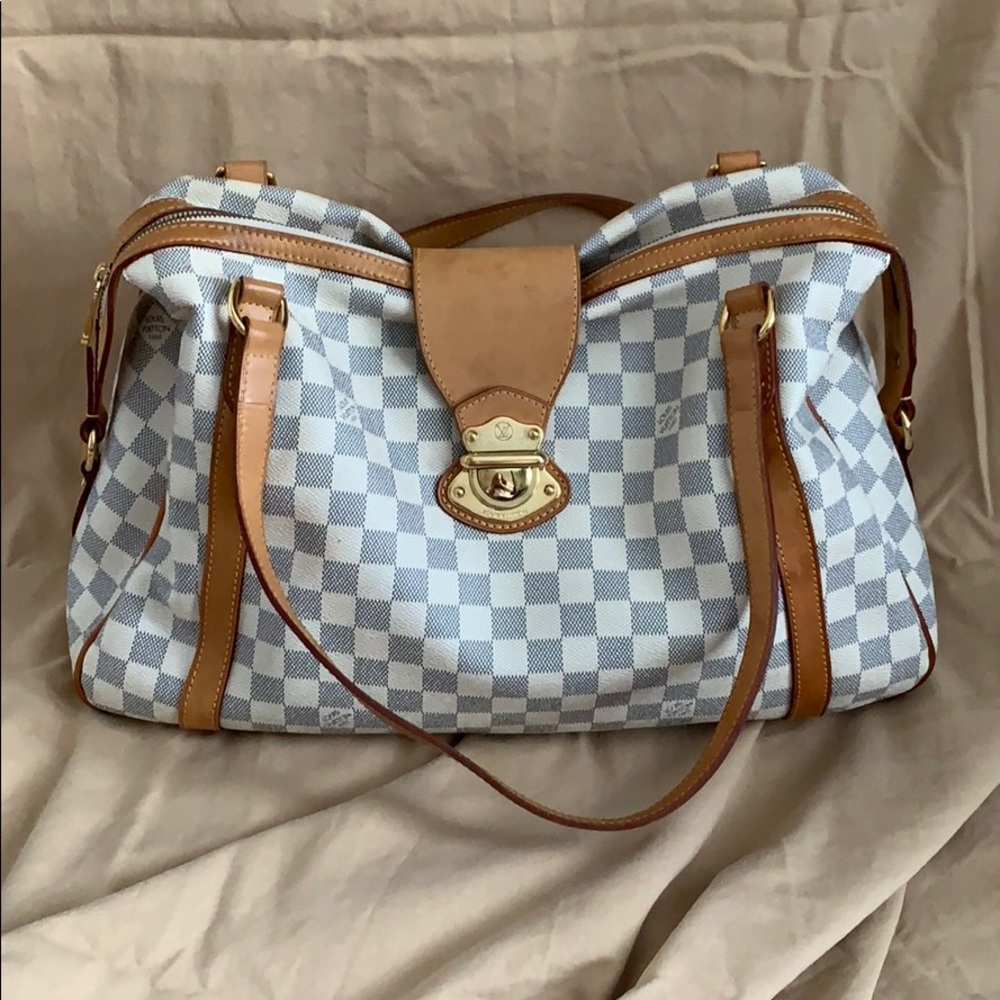 💕 beautiful 🌸GM Stressa Damier Azur. Louis Vuitt